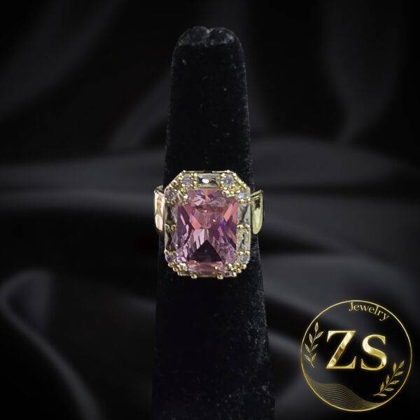 Solitario Rosa Elegante