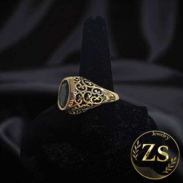 Anillo Filigrana Esmeralda