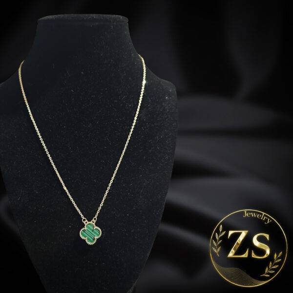 Collar Trébol Verde