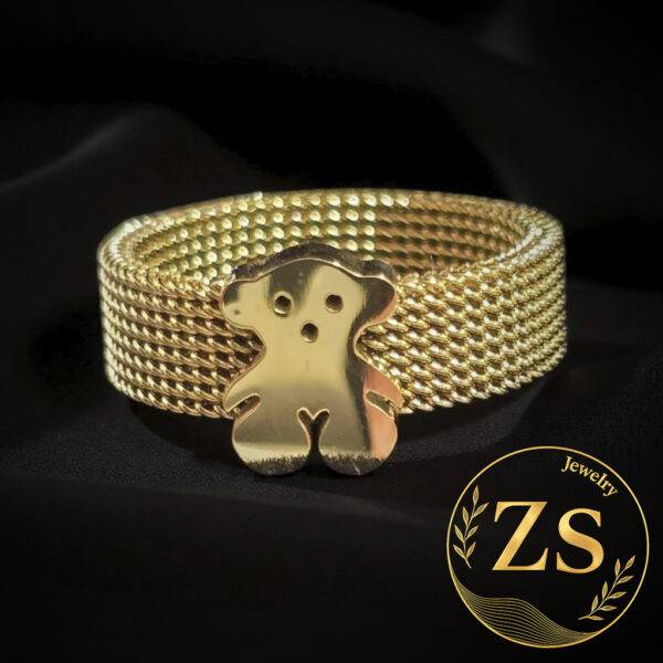 Anillo Malla Dorada